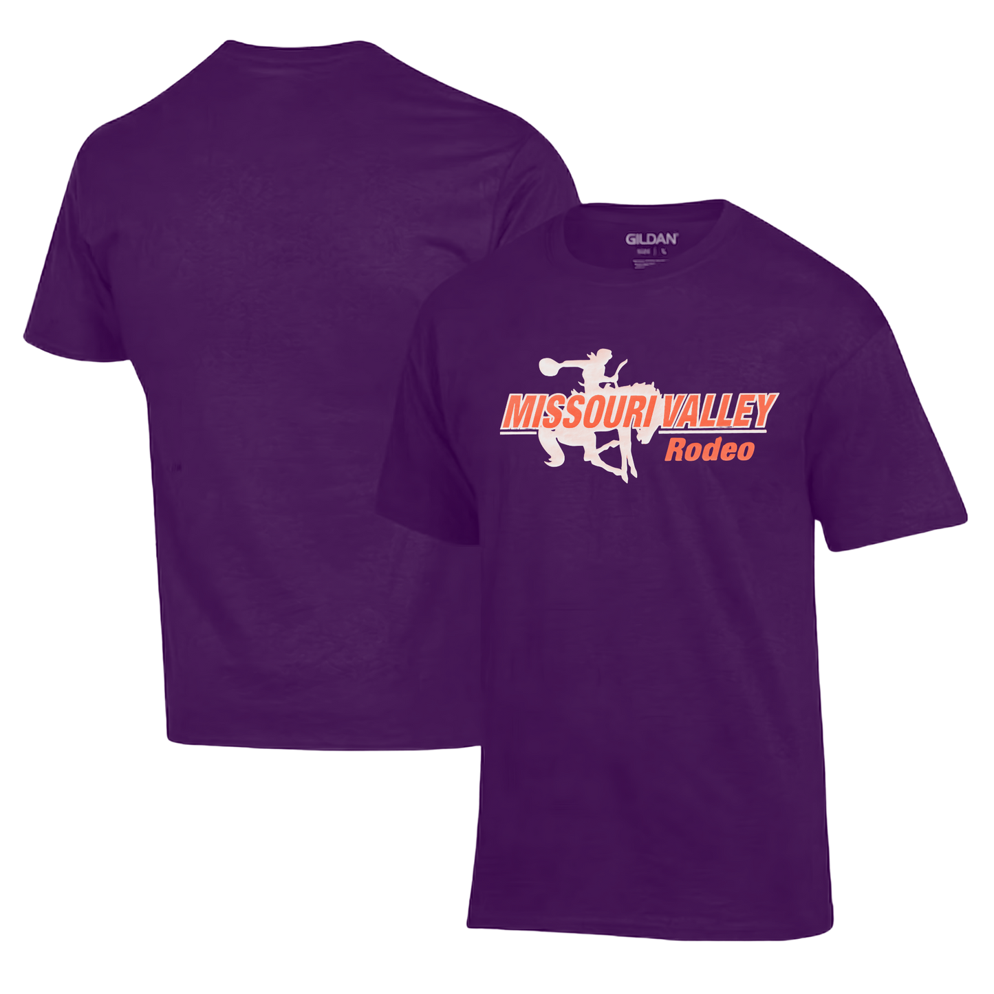 Missouri Valley Rodeo Orange T-Shirt Hoodie Crew