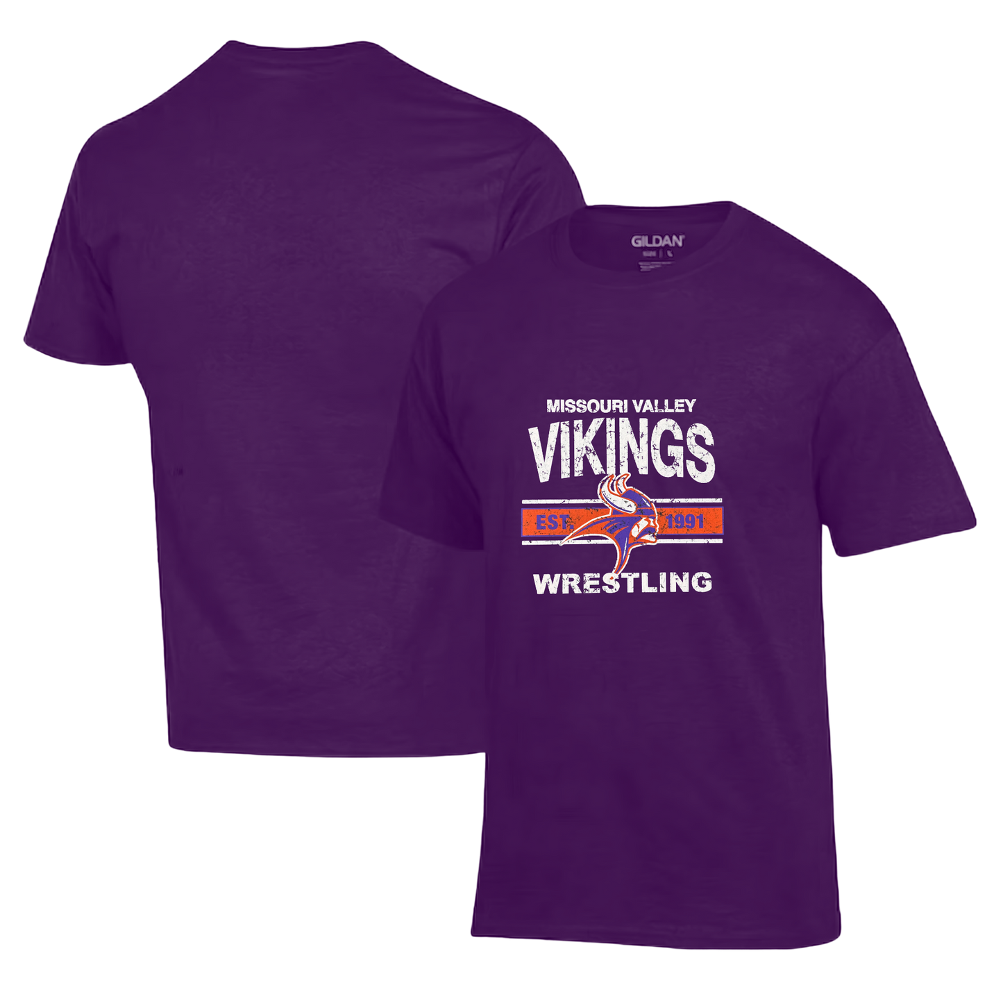 Missouri Valley Vikings Wrestling T-Shirt Hoodie Crew (#64)