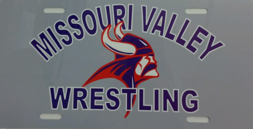 Missouri Valley License Plate Customizable