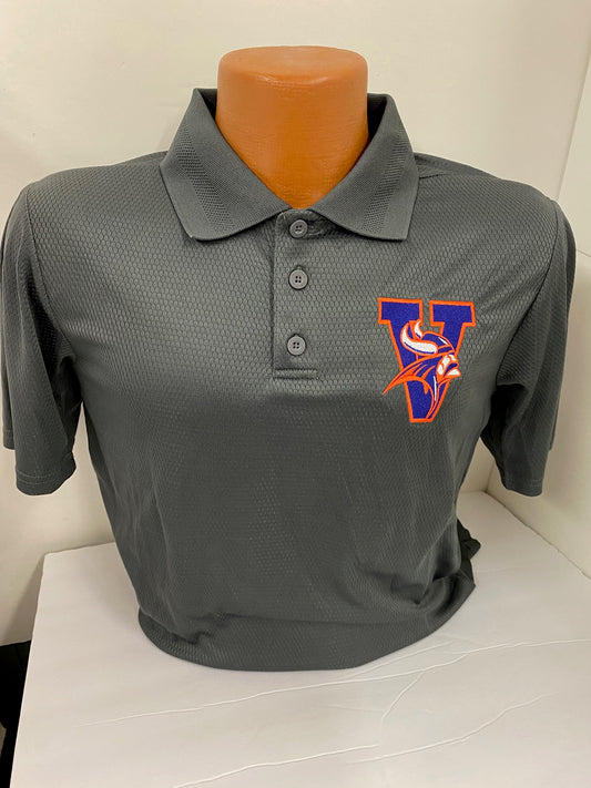 Women's V with Viking head Polo's