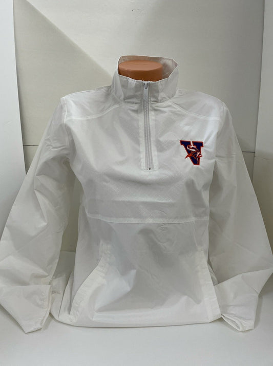 Ladies White Valley Pullover