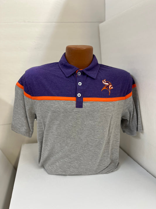 Colosseum Men's Two Toned Vikings Polo