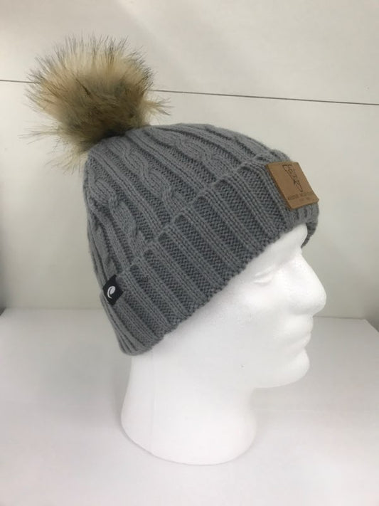 Missouri Valley Hat--Pukka Beanie with Leather Patch