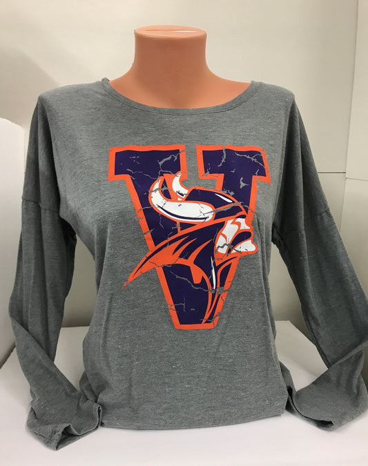 Ladies long sleeve tee