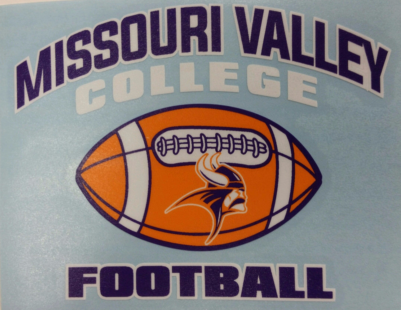 Missouri Valley Football Decal