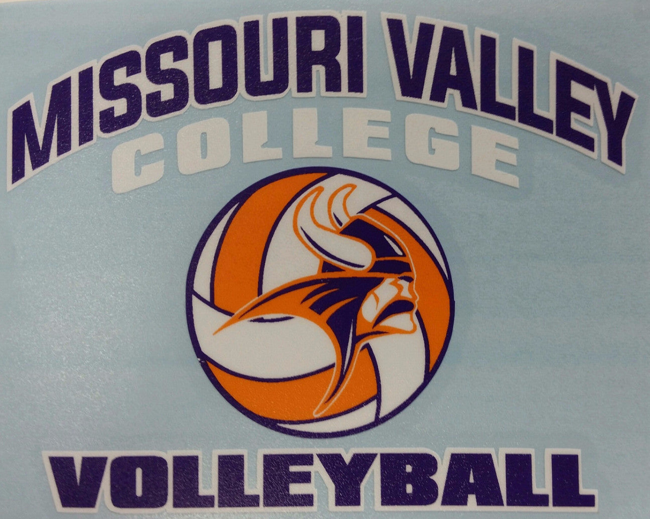 Missouri Valley Decal--Volleyball